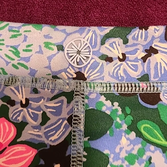 Lilly Pulitzer Luxletic Leggings Pants for Girls 👧 Size M (6-7) Multicolor - Picture 4 of 8